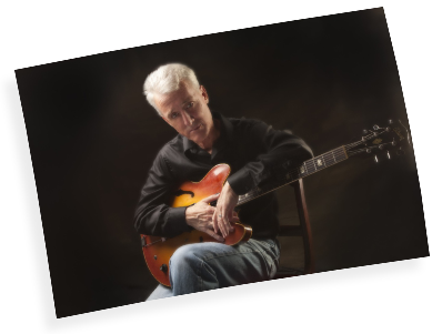 Bill Ireland with Gibson 335